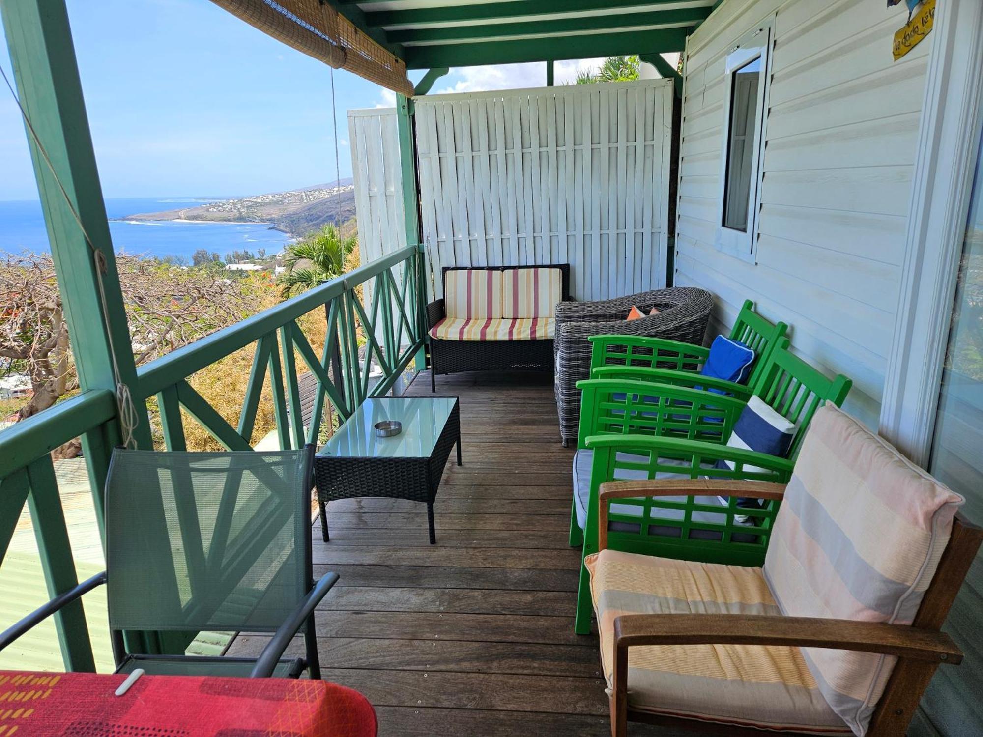 Chalet Sunset, Vue Panoramique Sur La Baie, Proche De Saint-Leu Et Ses Plages Экстерьер фото